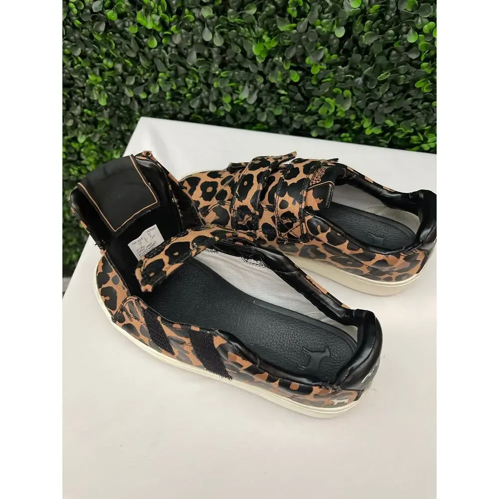 Goats Girls Shoes Leopard Print, Size 3